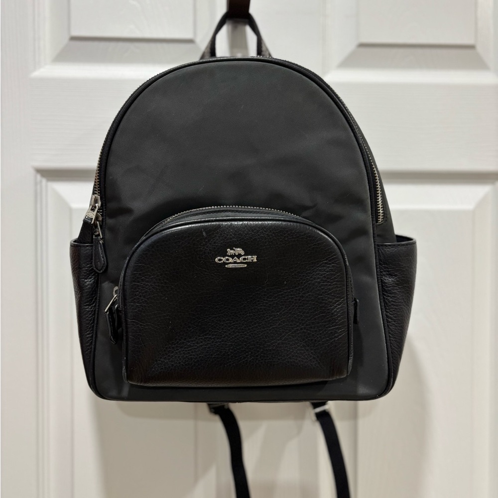 Coach Black Nylon and Leather Women's Backpack